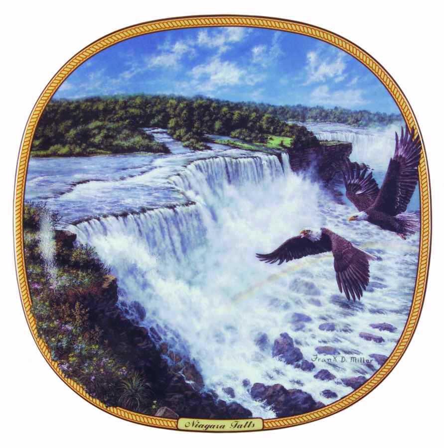 Thundering Waters Niagara Falls - No Box by Bradford Exchange-1