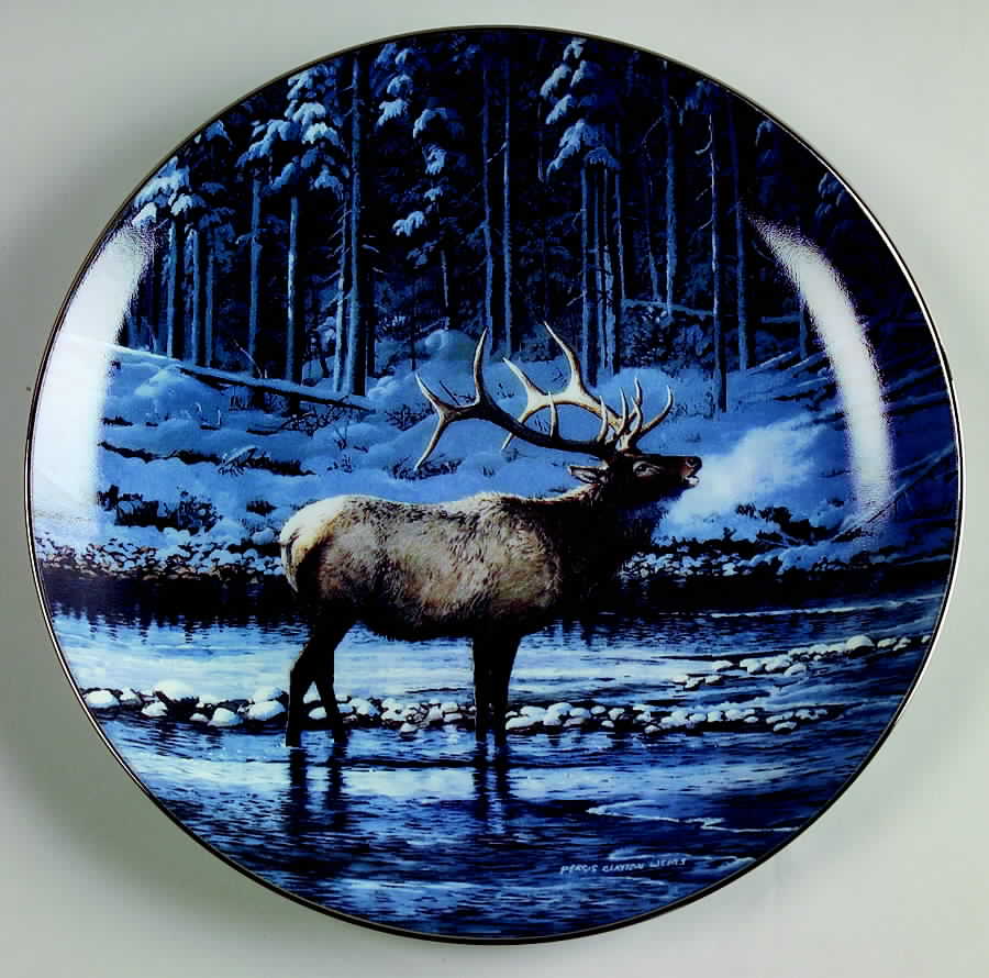 Untamed Wilderness Lonesome Bull - No Box by Bradford Exchange-1