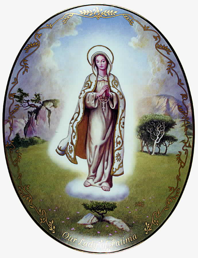 Visions of Our Lady Our Lady Of Fatima - No Box by Bradford Exchange-1