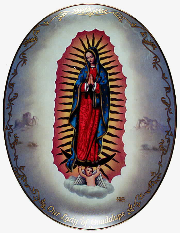 Visions of Our Lady Our Lady Of Guadelupe - No Box by Bradford Exchange-1