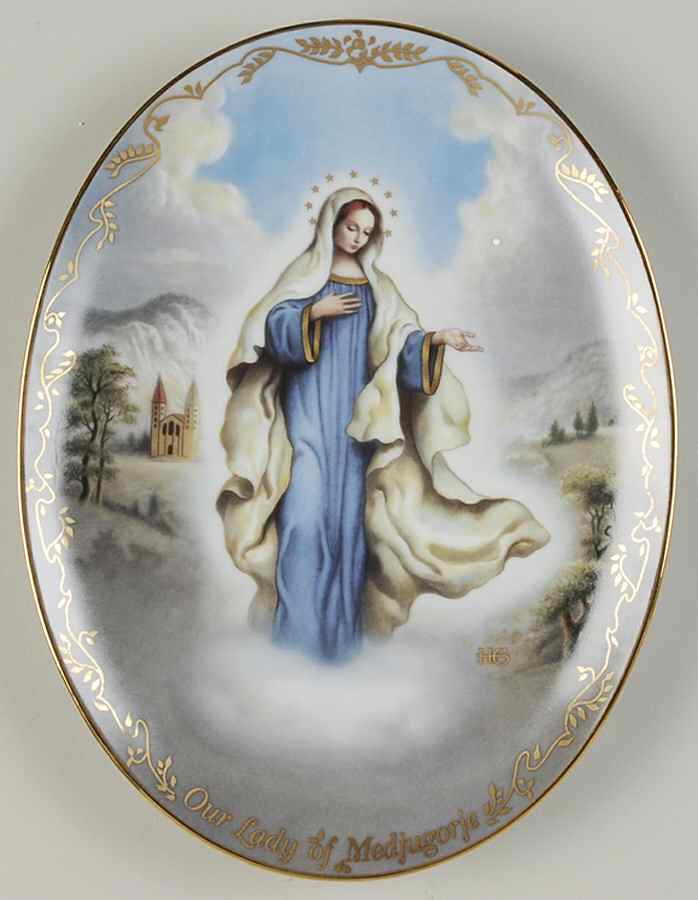 Visions of Our Lady Our Lady Of Medjugorje - No Box by Bradford Exchange-1