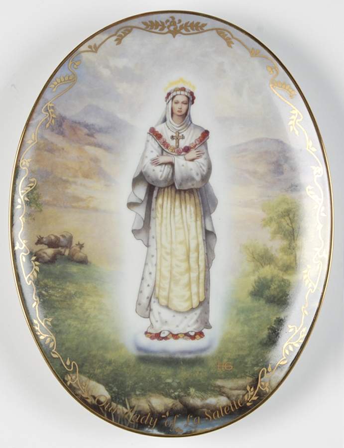 Visions of Our Lady Our Lady Of La Salette - No Box by Bradford Exchange-1