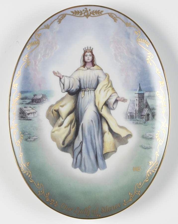 Visions of Our Lady Our Lady Of Silence - No Box by Bradford Exchange-1