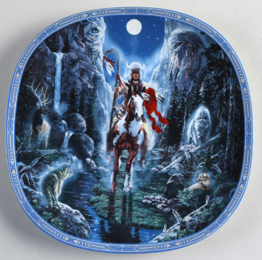 Visions of The Sacred The Cheyenne Prophet - No Box by Bradford Exchange-1