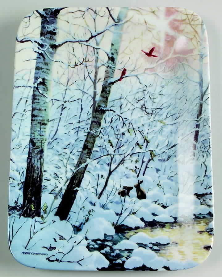 Winter Retreat In Their Wintry World - No Box by Bradford Exchange-1