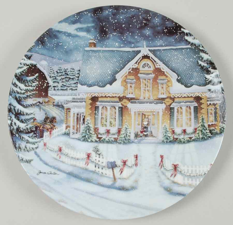 Christmas Memories Welcome To Our Home - No Box by Bradford Exchange-1