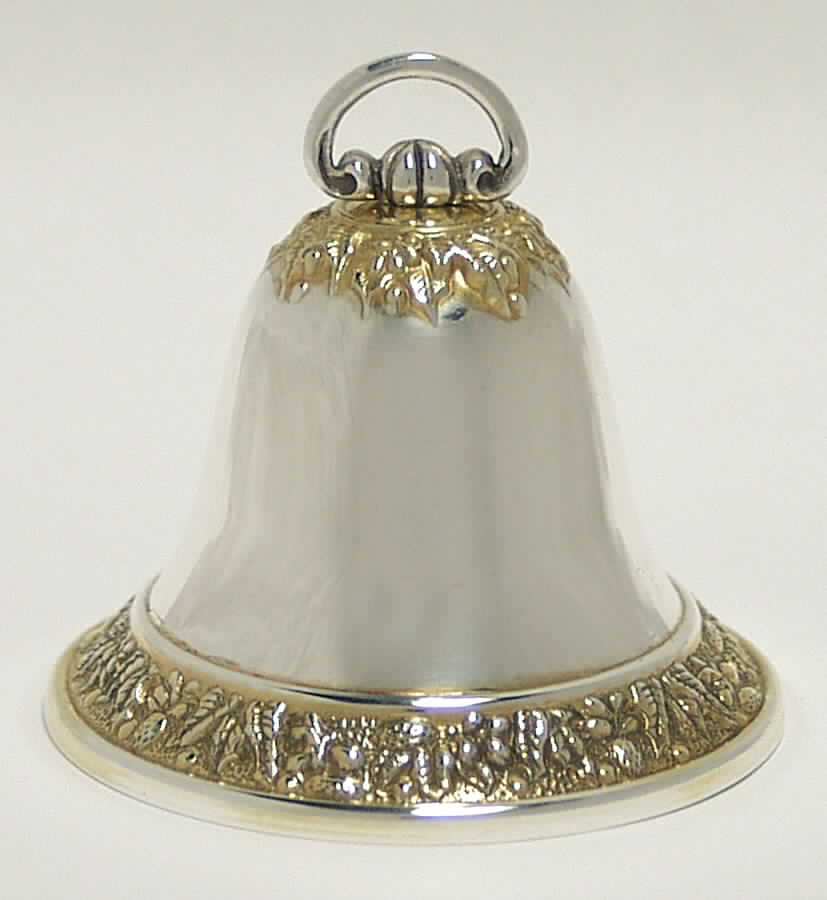 Christmas Ornament-Sterling Bell - No Box by Buccellati-1