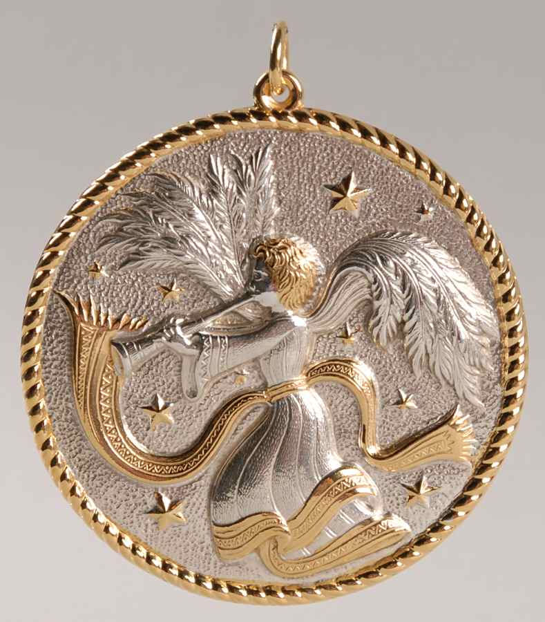 Christmas Ornament-Sterling Herald Angel - No Box by Buccellati-1