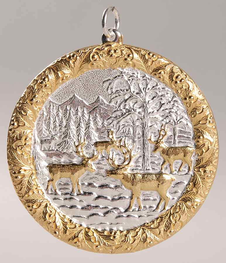 Christmas Ornament-Sterling Reindeer - Boxed by Buccellati-1