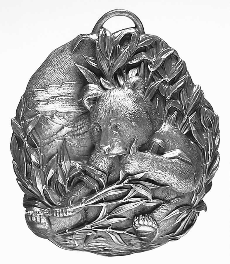 Endangered Species-Ornament Panda - With Box by Buccellati-1