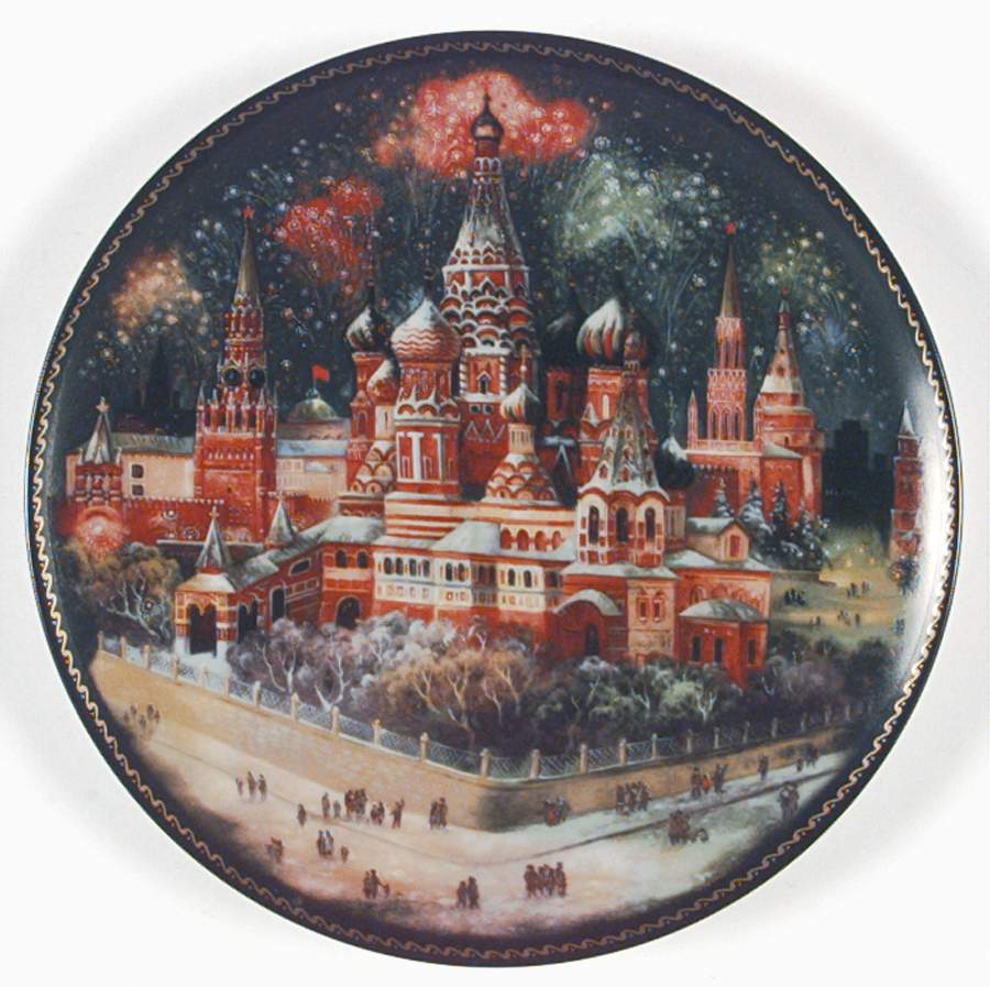 Jewels of the Golden Ring St Basils-Moscow - With Box by Byliny-1