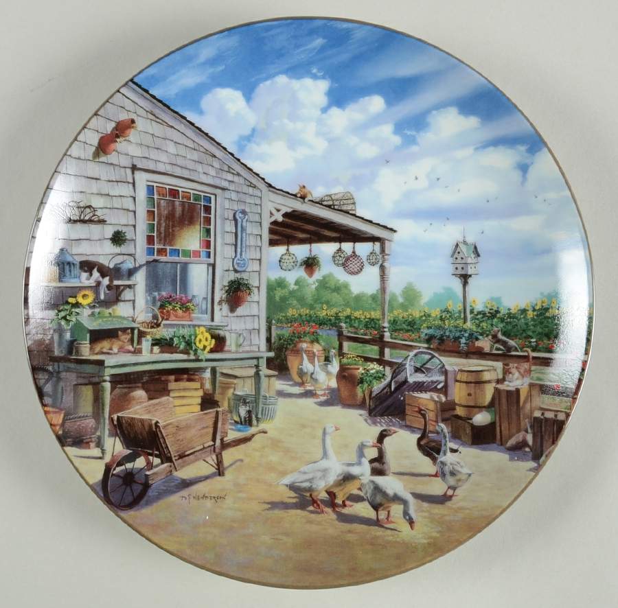 Summer's Sweet Pursuit Friendly Visitors - No Box by Bradford Exchange-1
