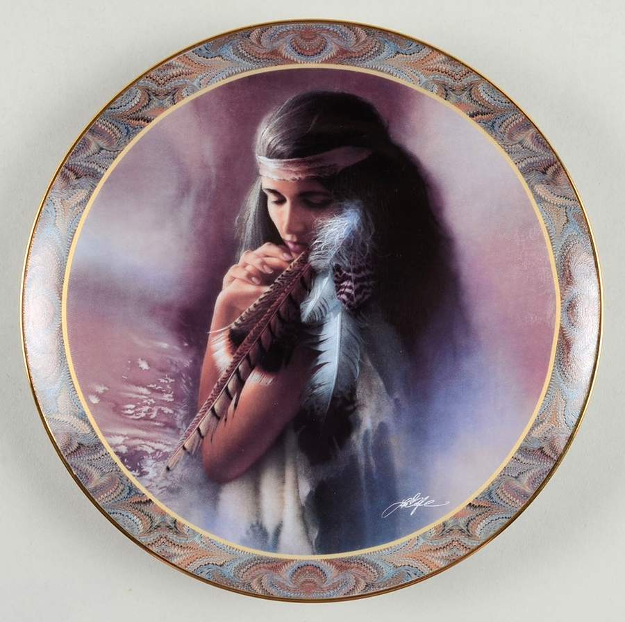 Native Beauty Stirring Of The Heart - No Box by Bradford Exchange-1