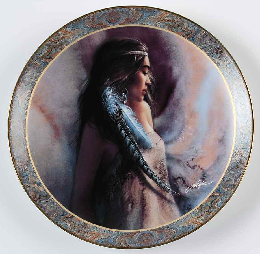 Native Beauty Warm Thoughts - No Box by Bradford Exchange-1