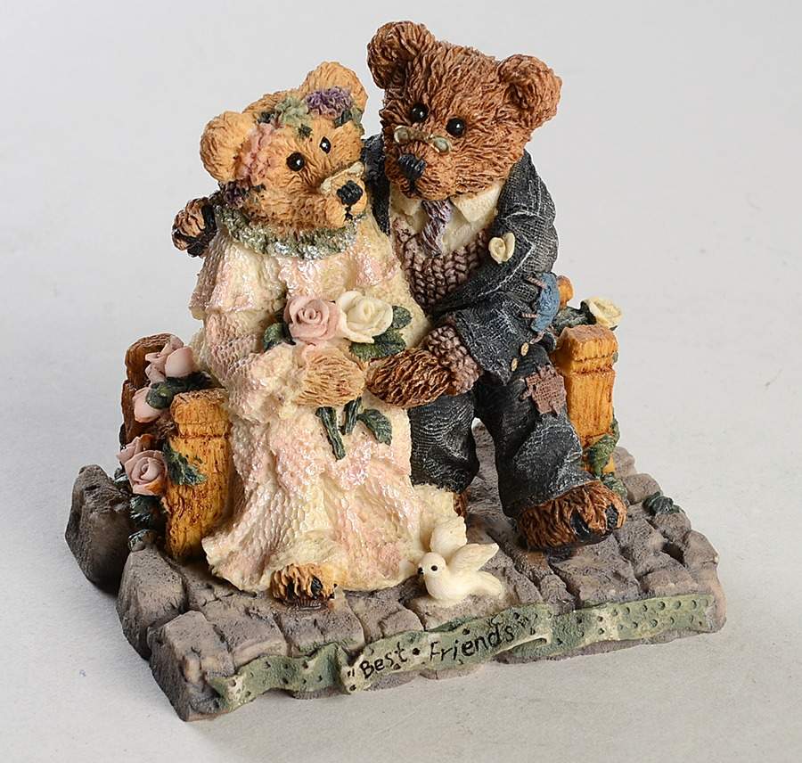 The Bearstone Collection Grenville & Beatrice Best Friend - Boxed by Boyds Bears-1