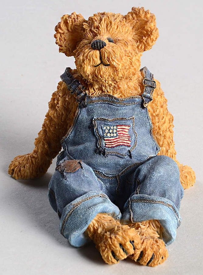 The Bearstone Collection Opie Hucklebeary-Simple Livin - Boxed by Boyds Bears-1