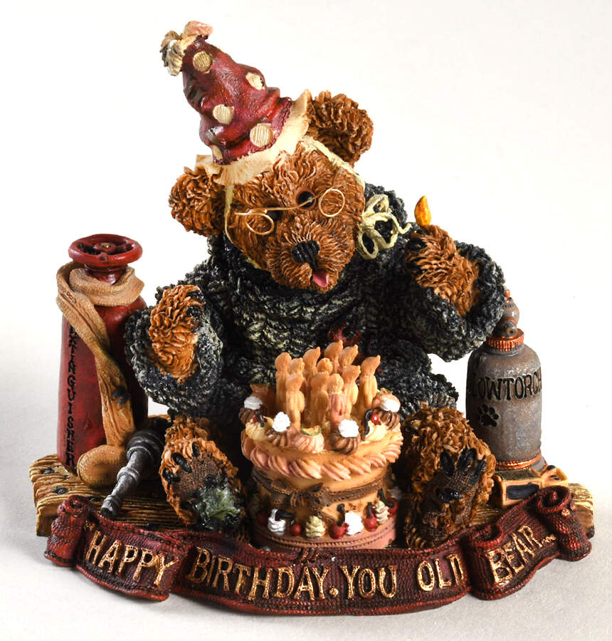 The Bearstone Collection G.M. Bearenthal-Happy Birthday - Boxed by Boyds Bears-1