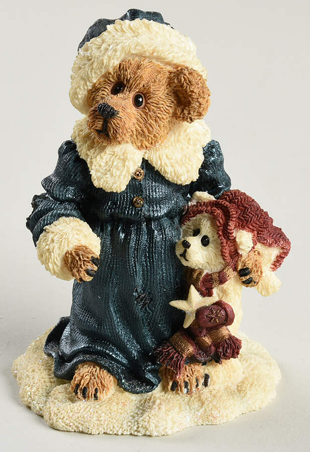 The Bearstone Collection Genevieve Berriman W/Brady - No Box by Boyds Bears-1