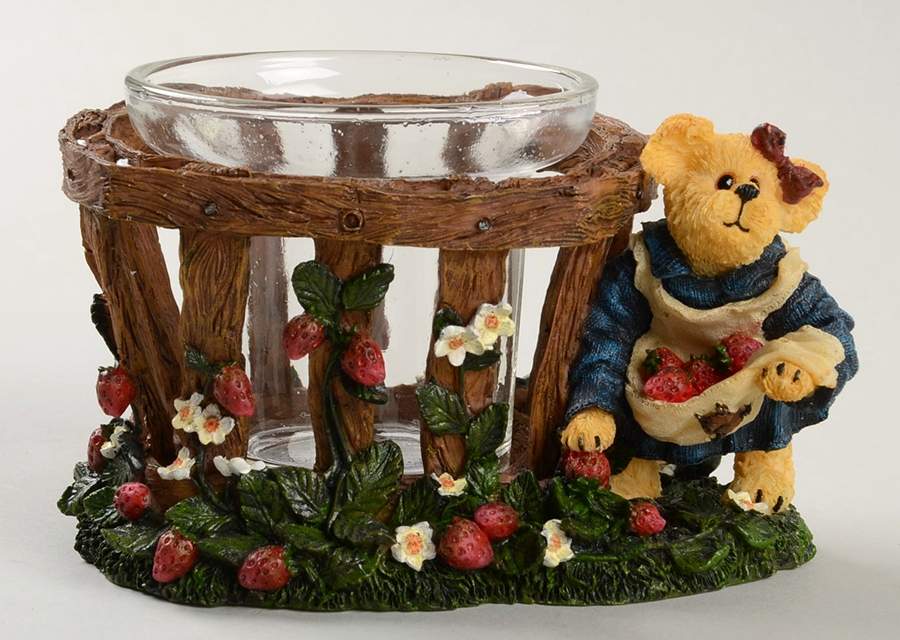 The Bearstone Collection Miss Bearypickins-Votive - Boxed by Boyds Bears-1