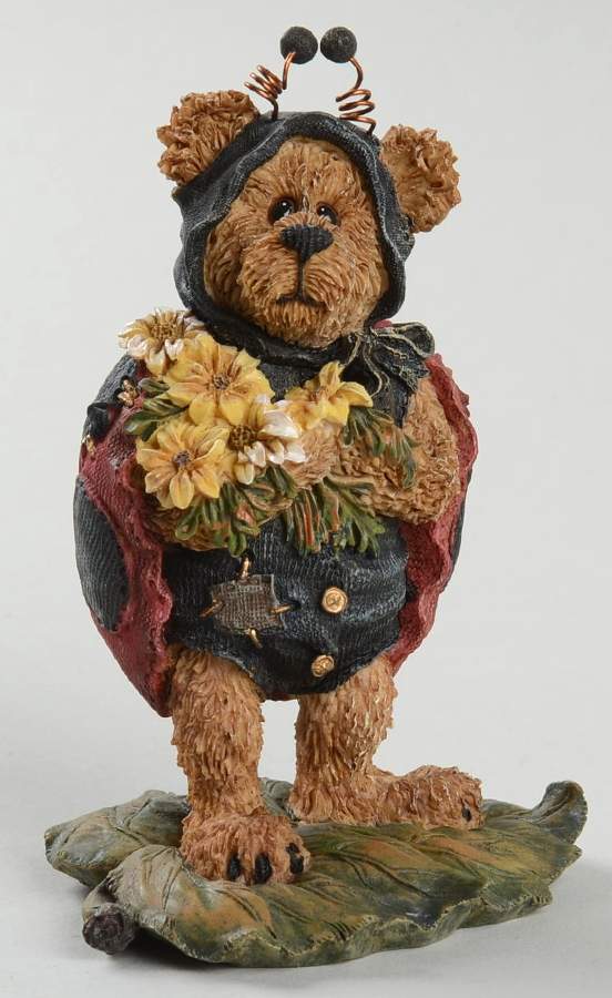 The Bearstone Collection Tweedle Bedeedle Stop & Smell - With Box by Boyds Bears-1