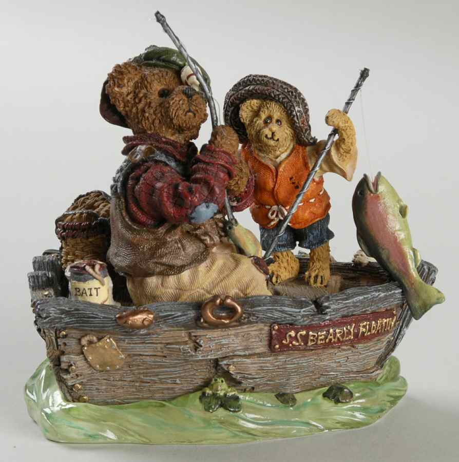 The Bearstone Collection Melville And Sonny: Mine's Bigger Than Y - Boxed by Boyds Bears-1
