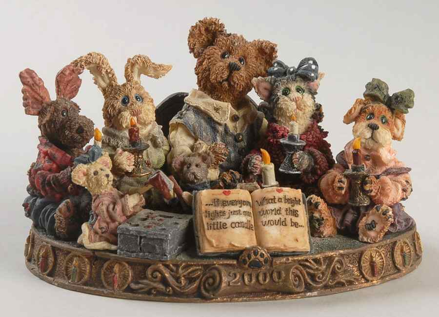 The Bearstone Collection Light A Candle For A Brighter World - Boxed by Boyds Bears-1