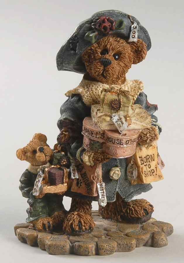The Bearstone Collection Grace & Jonathan-Born To Shop - Boxed by Boyds Bears-1