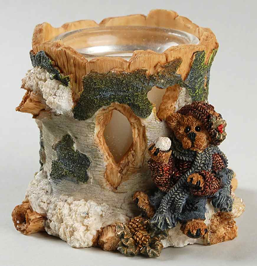 The Bearstone Collection M. Harrison-Ambush At Birch Tree-Votive - Boxed by Boyds Bears-1