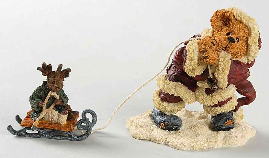 The Bearstone Collection Kringlebear & Lil Blitzen - Boxed by Boyds Bears-1