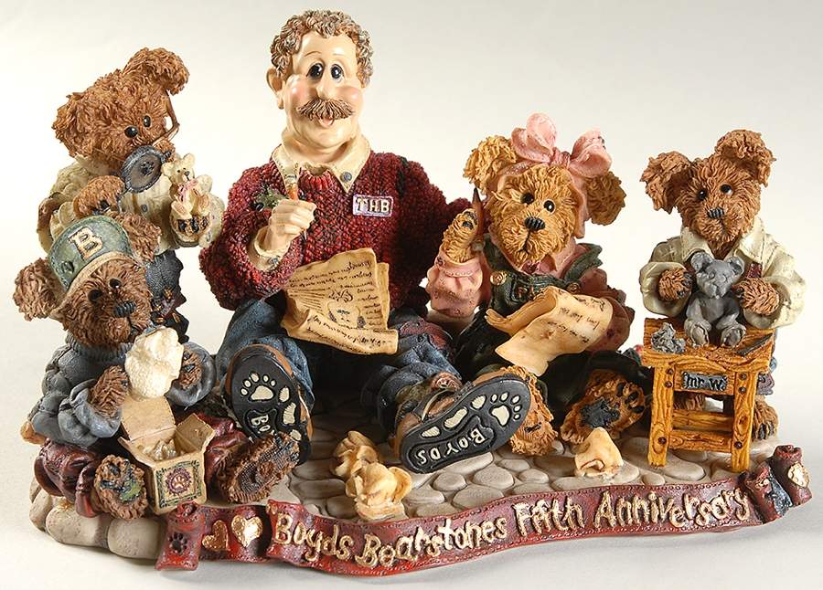 The Bearstone Collection T.H.B. Work Is Love Made Visible - Boxed by Boyds Bears-1