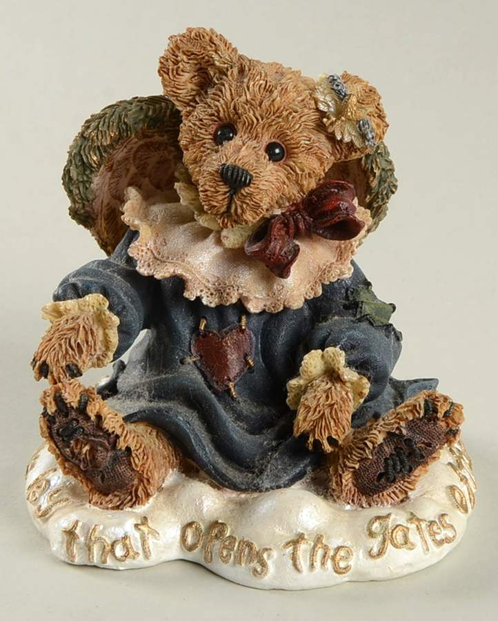 The Bearstone Collection Gwain-Love Is The Master Key - With Box by Boyds Bears-1