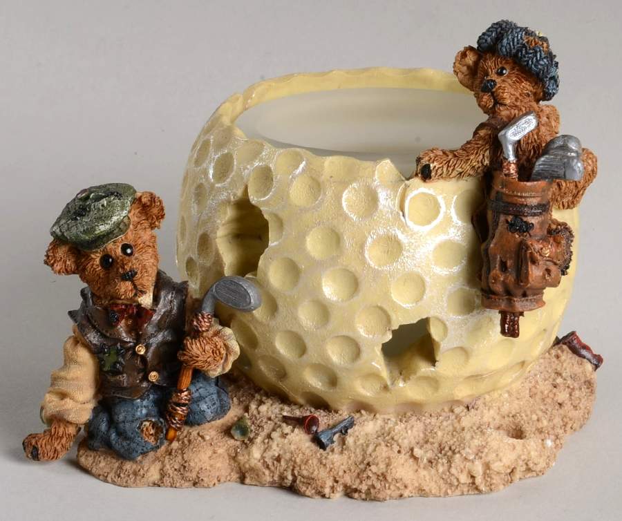 The Bearstone Collection Sebastian And Nicholas-Votive-The Lost  - Boxed by Boyds Bears-1