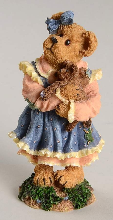 The Bearstone Collection Lucy Bearhugs & Friend - Boxed by Boyds Bears-1