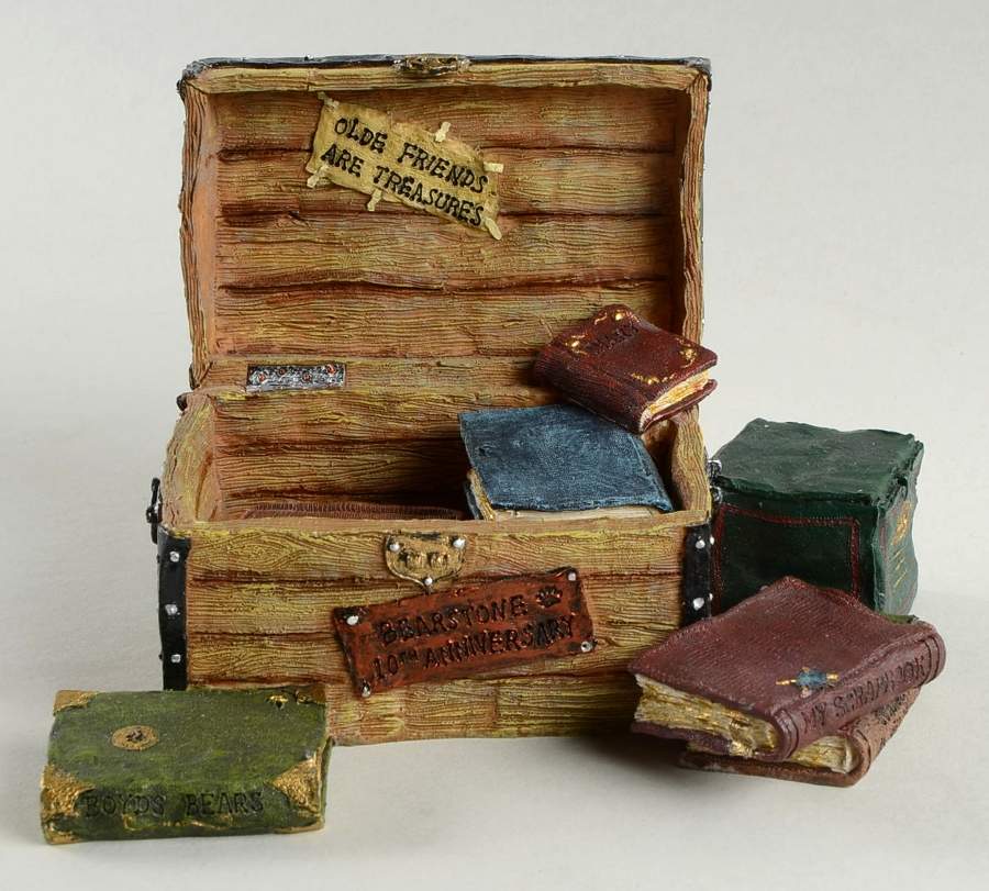 The Bearstone Collection Trunk - No Box 116f by Boyds Bears-1