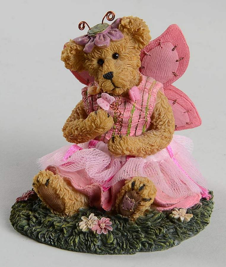 The Bearstone Collection Marisol Flutterlee-Butterfly Kisses - Boxed by Boyds Bears-1