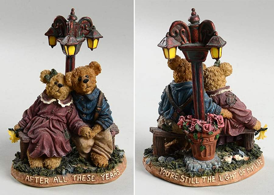The Bearstone Collection Mary And Oliver-Love Never Grows Old - Boxed by Boyds Bears-1