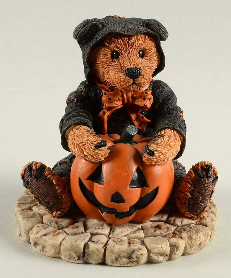 The Bearstone Collection Moriarity-The Bear In The Cat Suit - Boxed by Boyds Bears-1