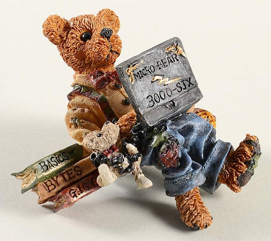 The Bearstone Collection Neville-Compubear - Boxed by Boyds Bears-1