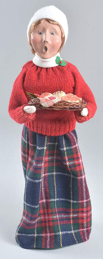 Specialty Families Family B-Woman With Cookie Tray - No Box by Byers' Choice Ltd-1