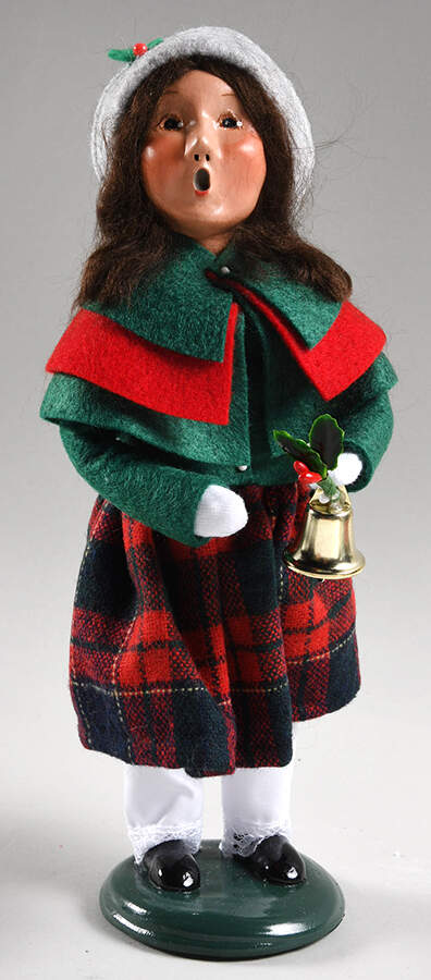 Caroling Families Bell Family Girl - No Box by Byers' Choice Ltd-1
