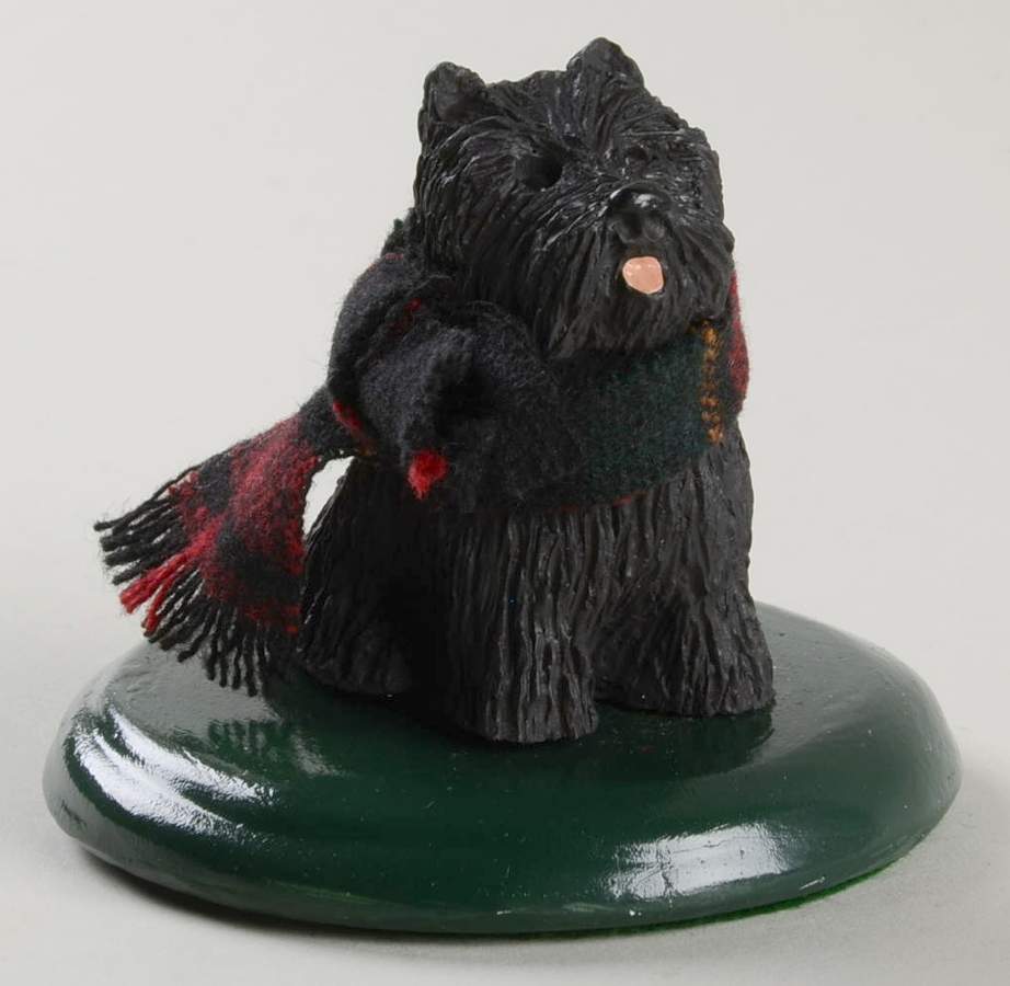 Singing Dogs Terrier With Scarf - No Box by Byers' Choice Ltd-1