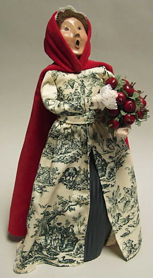 Williamsburg Woman With Applecone - No Box by Byers' Choice Ltd-1
