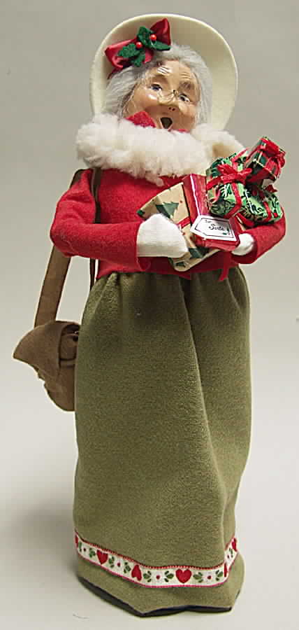 Santa & Mrs Claus Shopping Mrs Claus - No Box by Byers' Choice Ltd-1