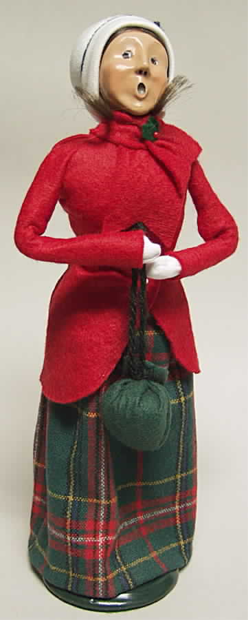 Traditional Assorted Carolers Woman With Handbag - No Box by Byers' Choice Ltd-1