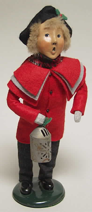 Traditional Assorted Carolers Boy With Lantern - No Box by Byers' Choice Ltd-1