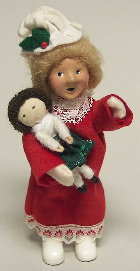 Night Before Christmas Toddler With Doll - No Box by Byers' Choice Ltd-1