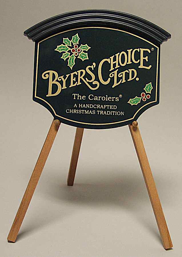 Accessories Byers Choice Sign W/ Easel-Set Of 2 - No Box by Byers' Choice Ltd-1