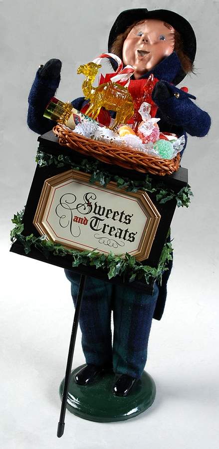 Street Vendors Candy Man Selling Sweets - No Box by Byers' Choice Ltd-1