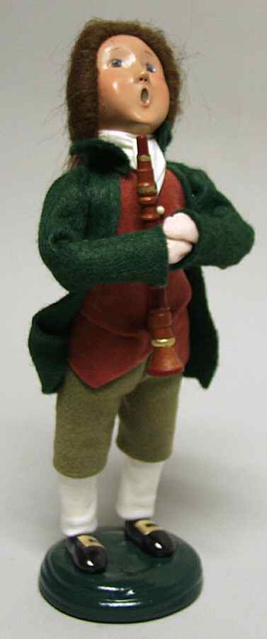 Williamsburg Colonial Williamsburg Boy W Lute - No Box by Byers' Choice Ltd-1