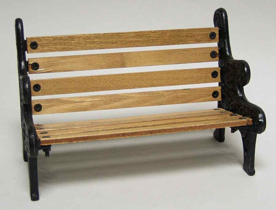 Accessories Park Bench-Large - No Box by Byers' Choice Ltd-1